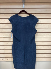 Load image into Gallery viewer, Connected Short Sleeve Dress Blue Size Petite 8