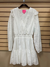 Load image into Gallery viewer, Lilly Pulitzer Long Sleeve Dress White Size 12