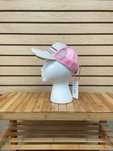 Vineyard Vines Ball Cap Hat Tan And Pink Medium