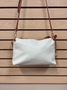 Valentina Crossbody Shoulder Bag Cream