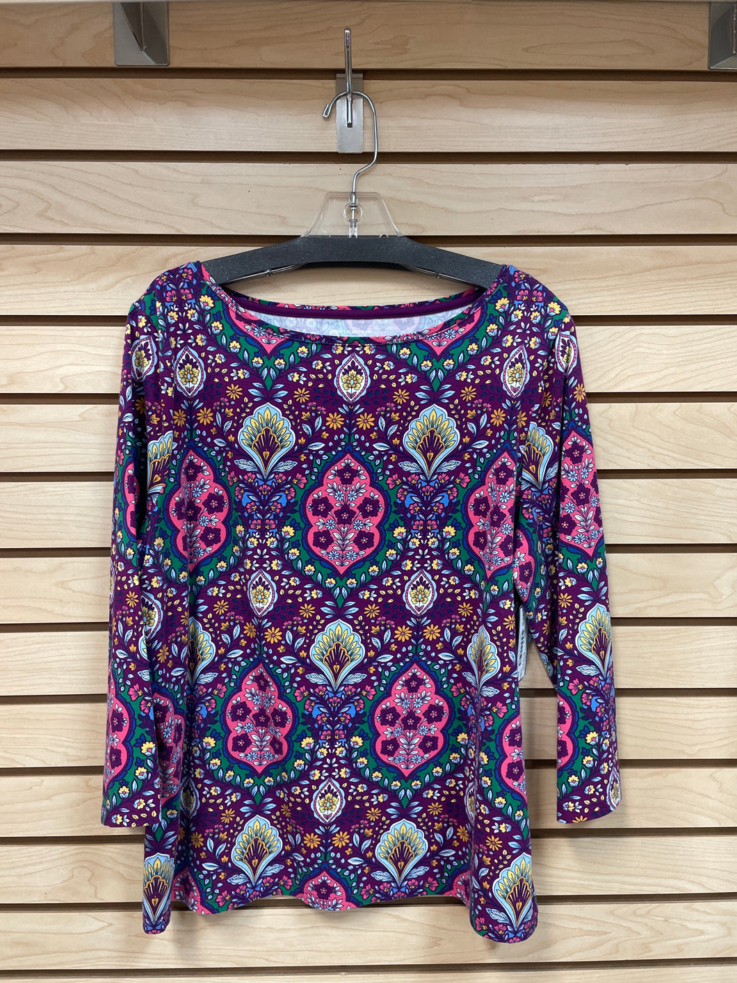 Talbots Long Sleeve Top Purple Size X-Large