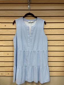 Vineyard Vines Sleeveless Dress Blue And White Size Large