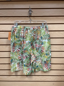 Coral Bay Shorts Green And White Size Medium