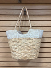 Load image into Gallery viewer, Sakroots Brave Beauty Artist Circle Wicker Shoulder Beach Tote Bag Large