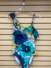 Load image into Gallery viewer, Be Creative One Piece Swimsuit Blue And Yellow Size 12