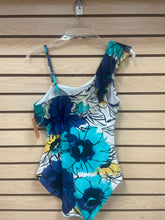 Load image into Gallery viewer, Be Creative One Piece Swimsuit Blue And Yellow Size 12