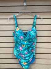 Load image into Gallery viewer, Niptuck One Piece Swimsuit Blue And Green Size 12