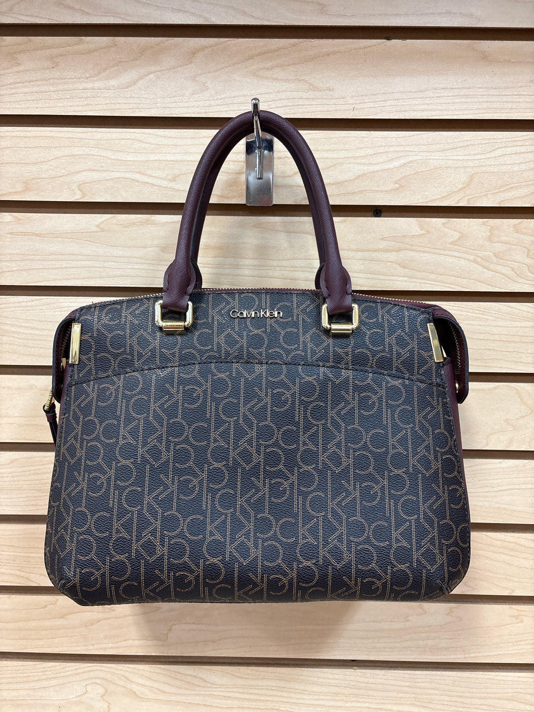 Calvin Klein Satchel Bag Brown