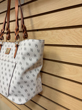 Load image into Gallery viewer, Dooney &amp; Bourke Shoulder Bag White And Gray