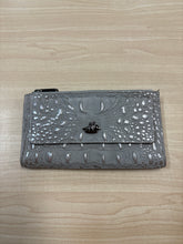 Load image into Gallery viewer, Brahmin Wilmington Suede Leather Wallet Gray
