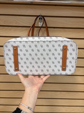 Load image into Gallery viewer, Dooney &amp; Bourke Shoulder Bag White And Gray