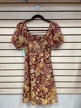 Load image into Gallery viewer, Her Destyiny Short Sleeve Dress Red And Yellow Size Small