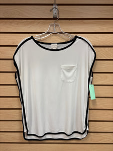 Chico's Sleeveless Top White And Black Size Small