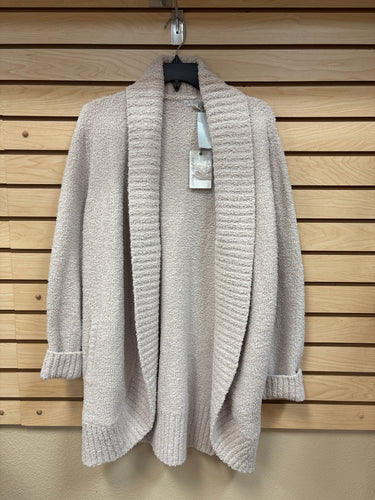 Barefoot Dreams Long Sleeve Cardigan Beige Size Medium