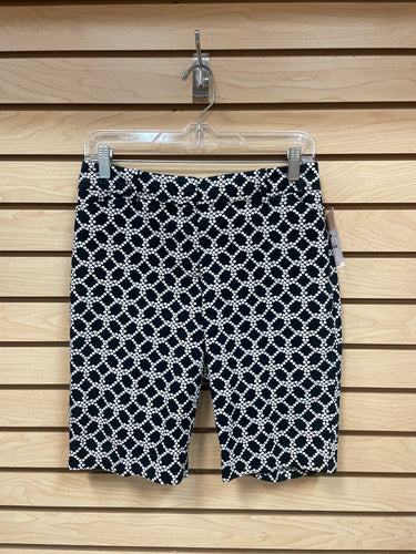 Talbots Shorts Black And White Size 2