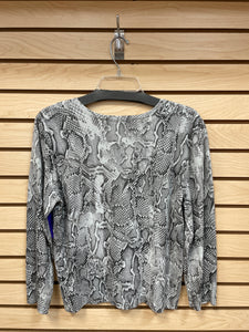 White House Black Market Sweater Gray Size X-Large